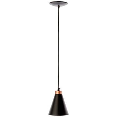 Imagem de Pendente Eros, Emalustres, Preto/Cobre