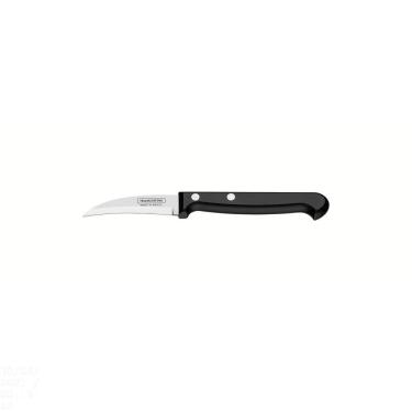 Imagem de Faca para Tornear Tramontina Ultracorte com Lâminas em Aço Inox e Cabo de Polipropileno Preto 3" Tramontina