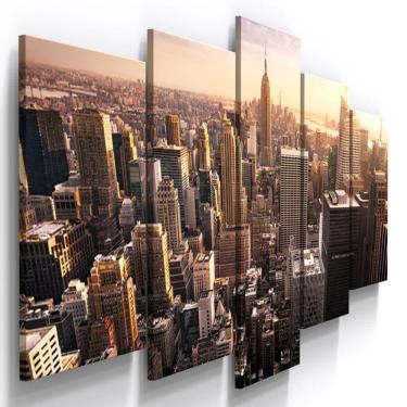 Imagem de Quadros Decorativos Paisagem New York City Sala Hall 