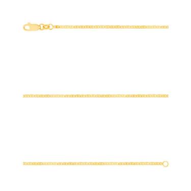 Imagem de Corrente Prata c/ Ouro 18K Piastrini 1.60mm 70cm