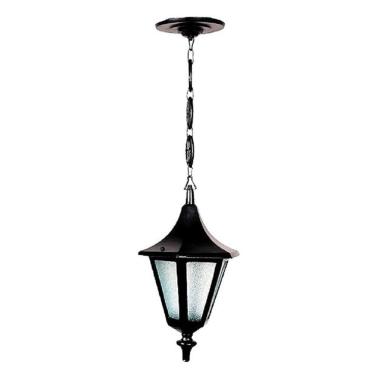 Imagem de Luminária Externa Interna Verona Mini Com Corrente Alumínio