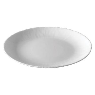 Imagem de BORMIOLI ROCCO COCONUT PRATO SOBREMESA 2x21x21cm VIDRO TEMPERADO BRANCO 6PÇ