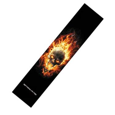 Imagem de shamjina de de Aderência de Skate Longboard 10 '' X 48 '', Crânio Chama