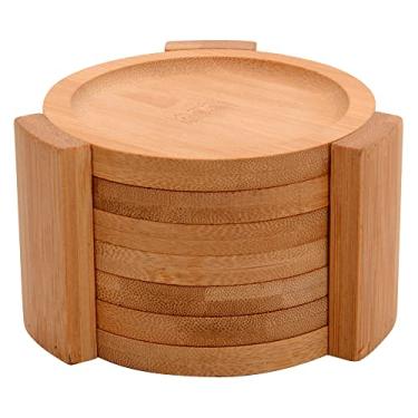 Imagem de Mimo Style, Porta Copos Utensílio EcoKitchen para Cozinha, Bambu - Marrom