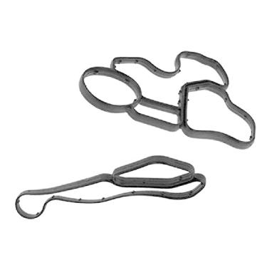 Imagem de Kit de 2 filtros de óleo de motor e vedação de vedação de caixa térmica para BMW