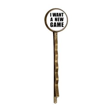 Imagem de I Want A New Game Art Déco Presente Moda Retrô Metal Cabelos Grampo Headwear