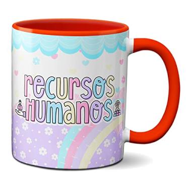 Imagem de Caneca Recursos Humanos Presente Criativo Profissional RH (Vermelha)