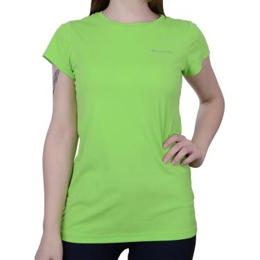 Imagem de Camiseta Feminina Columbia Neblina Verde Limão - 320426