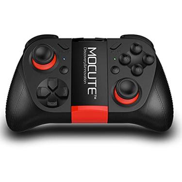 Imagem de Yongqin Controlador de jogo móvel para Mocute, Gamepad sem fio Bluetooth para celular com joystick, controle remoto Android VR para Android, IOS, PC