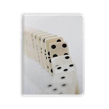 Imagem de Caderno de fotos Gambling Pai Gow Dominoes Capa de goma Diário Capa macia Diário