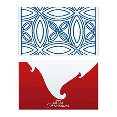Imagem de Ilustração Blue Talavera Estampa Decorativa Feriado, Feliz Natal, Cartão de Parabéns, Mensagem de Letras de Natal