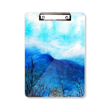Imagem de Placa de suporte para quadro de prancheta Blue Mountain Painting A4