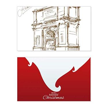 Imagem de Arco de Constantine Roma Constantine Holiday Holiday Merry Christmas Congrats Card Christmas Letter Message