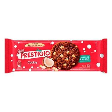 Imagem de Biscoito Nestlé Cookies Prestígio Chocolate, Gotas De Chocolate, 60G -