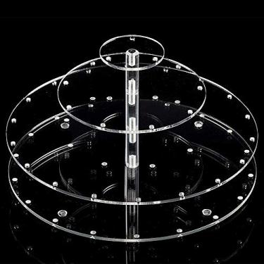 Imagem de Suporte para bolo POP ..., Clear, Round (30 Holes)