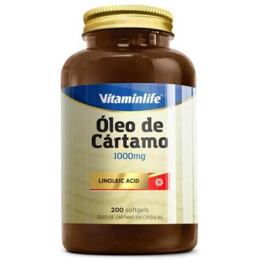 Imagem de Vitamin Life Oleo De Cartamo 1000Mg - 200 Softgels