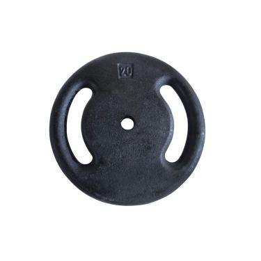 Imagem de Anilha Ferro Fundido Pintada Fitness Academia 20 Kg