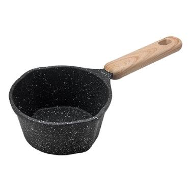 Imagem de Generic Panela de Leite Pequena Caçarola de Manteiga Derretida de Manteiga Panelas Leves Pequenas Panela de Leite Fervente Antiaderente Panela de Leite para, PRETO