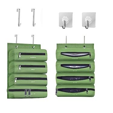 Imagem de Saco Ziplock Organizador de Armazenamento para Cozinha, Saco de Armazenamento de Alimentos, Compatível com Saco Ziploc Organizador em Galão, Quarto, Sanduíche e Lanche (Verde)