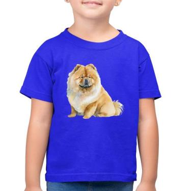 Imagem de Camiseta Algodão Infantil Chow-Chow - Foca Na Moda