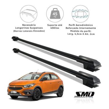 Imagem de Rack Travessa Teto Gm Onix Activ 2017 Em Diante Preto Preto