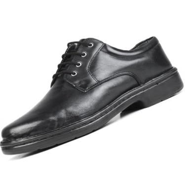 Imagem de Sapato Masculino Anti Tensor Com Cadarço Em Couro Pipper 6004N9