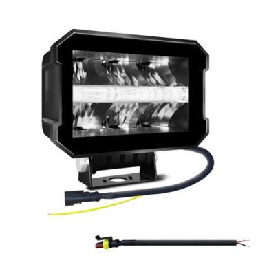 Imagem de Daconovo Barra de luz LED combinada de inundação pontual de 100 W, luz de condução de 5 polegadas 10000LM Luz de trabalho LED à prova d'água para barco, caminhão, trator, reboque, veículo off-road