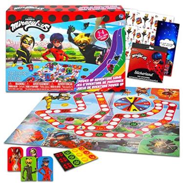 Imagem de Zagtoon Miraculous Ladybug Power Up Game para Crianças - Miraculous Ladybug Bundle com Power Up Adventure Game Plus Miraculous Ladybug Stickers (Mirac