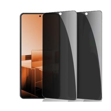 Imagem de AISELAN Protetor de tela de privacidade para Asus Zenfone 11 Ultra de 6,8 polegadas, [pacote com 2] vidro temperado antiespião antiespião para Asus Zenfone 11 Ultra (2024)