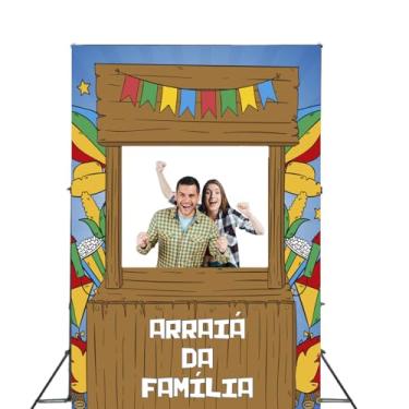 Imagem de Painel Fundo Interativo Vazado Festa Junina São João Tecido 1,50x2,20m (FIFJN0005)