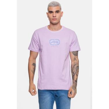 Imagem de Camiseta Ecko Masculina Grid Branding Lilás Gentle