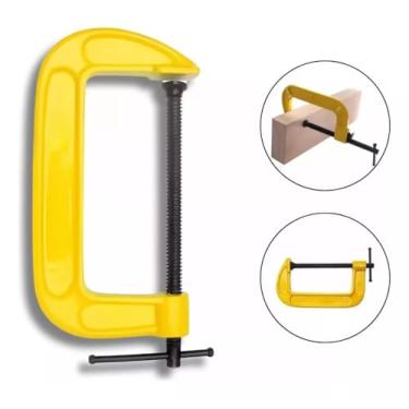 Imagem de Grampo Tipo C 2 Polegadas Sargento Marceneiro Mesa Bancada