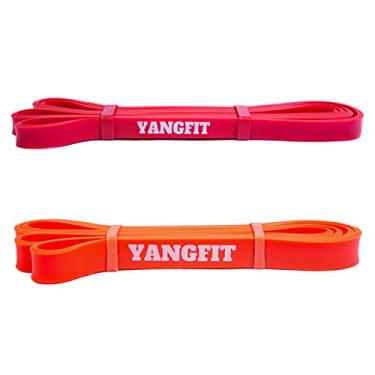 Imagem de Kit Super Band Extensor Elástico Leve e Médio Yangfit