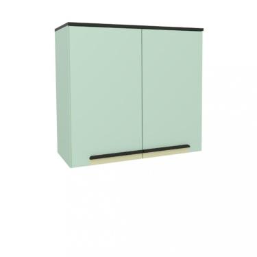 Imagem de Armario Aereo 2 Portas 80cm Manhattan Herval - Verde Bali