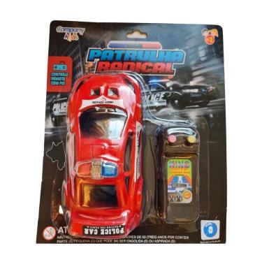 Imagem de Brinquedo Carro De Polícia Patrulha Radical Controle Remoto
