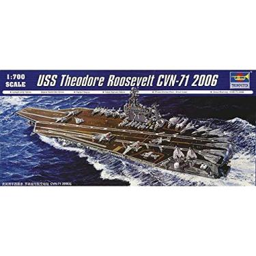 Imagem de Trumpeter 1/700 USS Theodore Roosevelt CVN71 Aircraft Carrier 2006 Model Kit