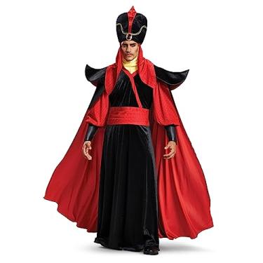 Imagem de Disguise Fantasia adulta Jafar, roupa oficial de Alladin e acessório para a cabeça, Pre...