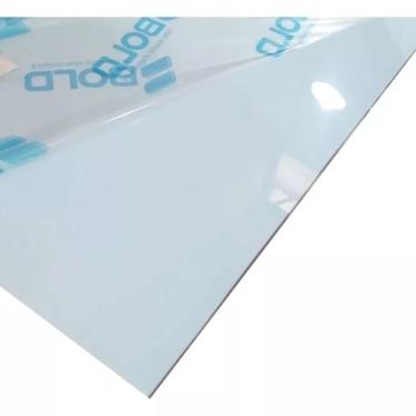 Imagem de Placa Chapa de Acrílico Azul bebê (100cm x 50cm)