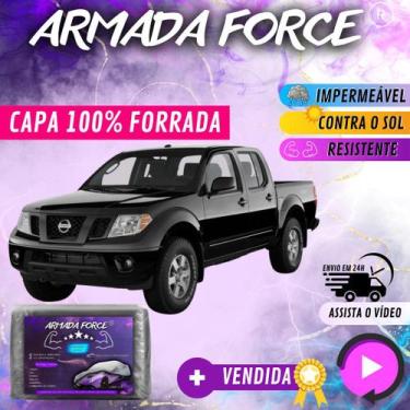 Imagem de Capa Cobrir Carro FRONTIER 100% Forrada Armada Force 100% Impermeável 