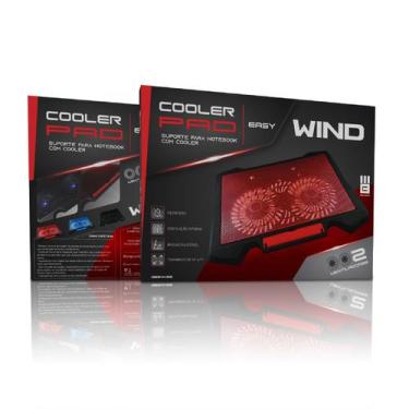 Imagem de Suporte para Notebook com Cooler - Base De Refrigeração C/ 2 Ventilado