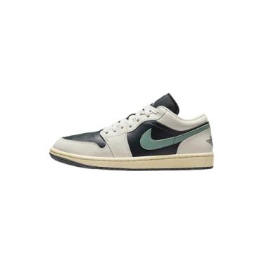 Imagem de Nike Tênis feminino Air Jordan 1 Low, Vela fumê antracite/jade, 40