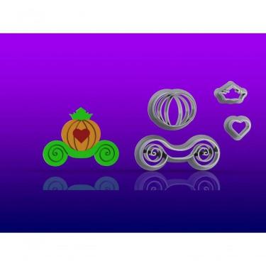 Imagem de Cortador Carruagem Princesa Cinderela Modular Tamanho 4cm