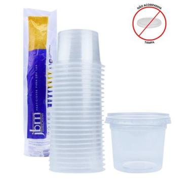 Imagem de Pote Descartavel 500ml Pp Transparente 50un - Jbm