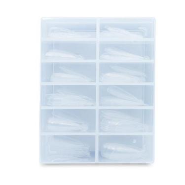 Imagem de Molde F1 Stiletto Unhas Gel Porcelana Acrigel 120 Unidades - Arte Sedu