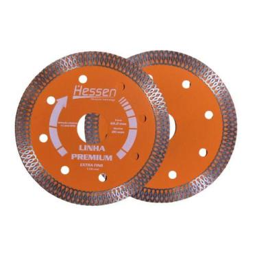 Imagem de Disco Diamantado 110mm Para Porcelanato 1,2 MM Extra Fino Premium Hess