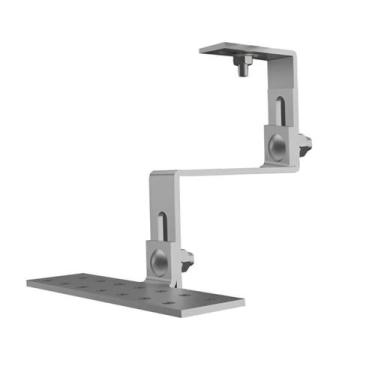 Imagem de Estrutura Suporte Fixador Placa Painel Solar Alumínio E Inox - Perfil 