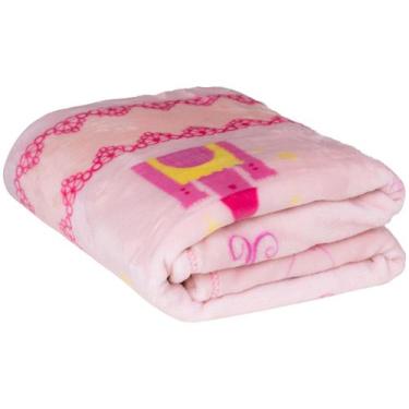 Imagem de Cobertor Infantil para Berço Jolitex de Microfibra Flannel Kyor Prince