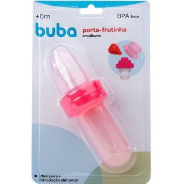 Imagem de Alimentador de Silicone Porta Frutas Buba, Rosa