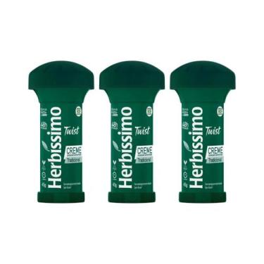 Imagem de Desodorante Herbissimo Stick Creme Twist Tradicional - 3Un - Herbíssim