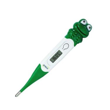 Imagem de Termômetro Clínico Oral e Axilar Infantil Digital Ponta Flexível Sapo 